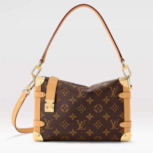 Louis Vuitton LV Unisex Side Trunk PM Handbag Monogram Coated Canvas | AlmaBagz