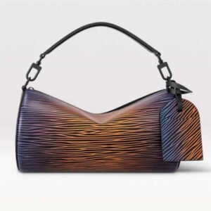 Louis Vuitton LV Unisex Soft Polochon MM Gradient Electric Sun Calf Leather Textile Lining | AlmaBagz