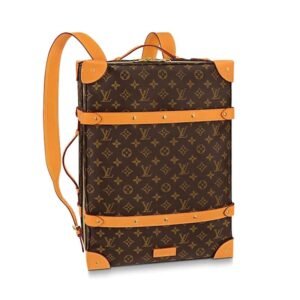 Louis Vuitton LV Unisex Soft Trunk Backpack MM Monogram Canvas | AlmaBagz