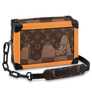 Louis Vuitton LV Unisex Soft Trunk Messenger Bag Giant Damier Ebene Canvas | AlmaBagz