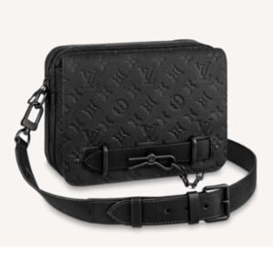 Louis Vuitton LV Unisex Steamer Messenger Monogram Cowhide Taurillon Leather | AlmaBagz