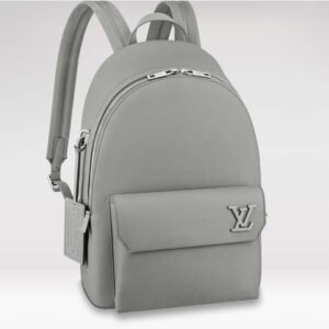 Louis Vuitton LV Unisex Takeoff Backpack Gray Aerogram Cowhide Leather | AlmaBagz