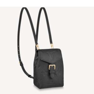 Louis Vuitton LV Unisex Tiny Backpack Black Monogram Empreinte Embossed Supple Grained Cowhide | AlmaBagz