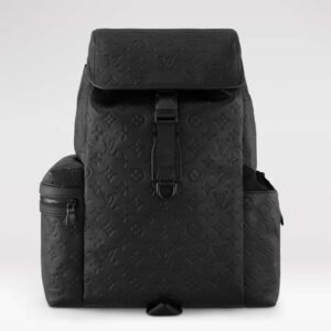 Louis Vuitton LV Unisex Trekking Backpack Monogram Shadow Calf Leather Textile Cowhide | AlmaBagz