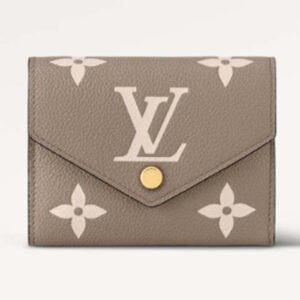 Louis Vuitton LV Unisex Victorine Wallet Cream Monogram Empreinte Embossed Supple Grained Cowhide Leather | AlmaBagz
