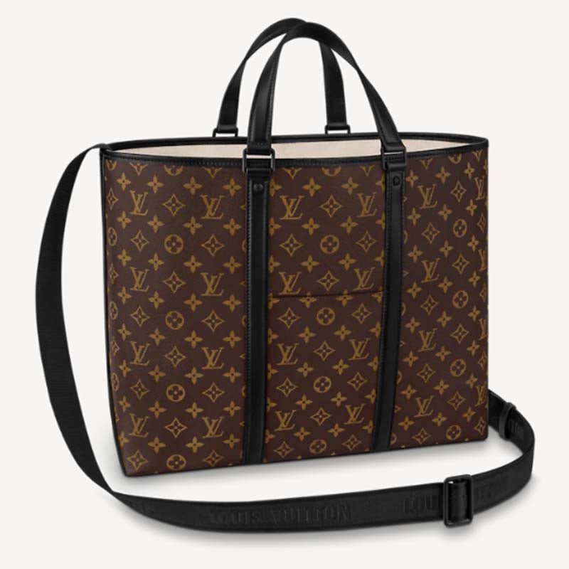 Louis Vuitton LV Unisex WeekEnd Tote GM Monogram Canvas Cowhide Leather | AlmaBagz