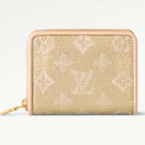 Louis Vuitton LV Unisex Zippy Coin Purse Beige Monogram Coated Canvas Cowhide Leather | AlmaBagz