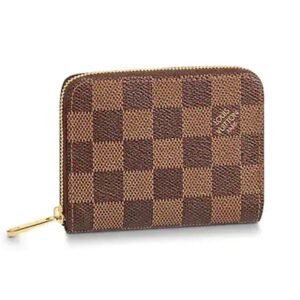 Louis Vuitton LV Unisex Zippy Coin Purse Damier Ebene Canvas | AlmaBagz