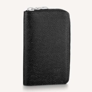 Louis Vuitton LV Unisex Zippy Coin Purse Vertical Taiga Grained Calf Leather | AlmaBagz