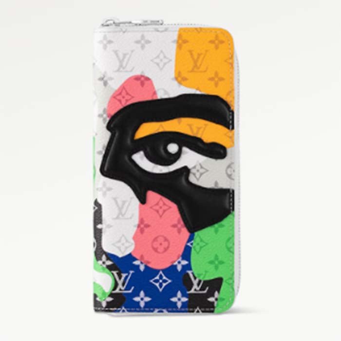 Louis Vuitton LV Unisex Zippy Wallet Multicolor Monogram Coated Canvas Cowhide Leather | AlmaBagz