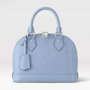Louis Vuitton LV Women Alma BB Handbag Cloud Blue Epi Grained Smooth Cowhide Leather | AlmaBagz