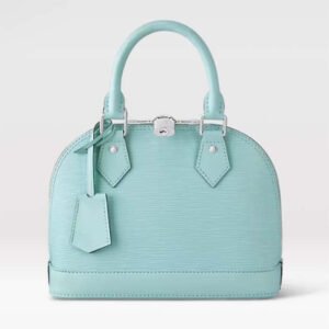 Louis Vuitton LV Women Alma BB Handbag Lagoon Turquoise Epi Grained Cowhide Leather | AlmaBagz