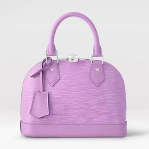 Louis Vuitton LV Women Alma BB Handbag Lilas Provence Lilac Epi Grained Cowhide Leather | AlmaBagz