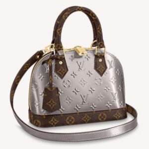 Louis Vuitton LV Women Alma BB Handbag Monogram Canvas Vernis Leather | AlmaBagz