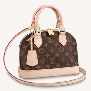 Louis Vuitton LV Women Alma BB Handbag Monogram Coated Canvas Smooth Cowhide | AlmaBagz