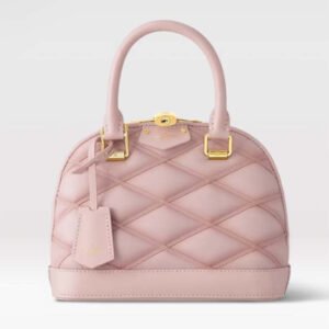 Louis Vuitton LV Women Alma BB Handbag Rosabella Pink Lamb Cowhide Leather | AlmaBagz