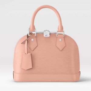Louis Vuitton LV Women Alma BB Handbag Rose Trianon Pink Epi Grained Cowhide Leather | AlmaBagz