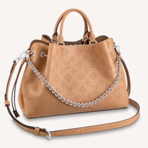 Louis Vuitton LV Women Bella Tote Brown Mahina Perforated Calfskin | AlmaBagz