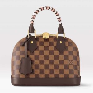Louis Vuitton LV Women Braided Alma BB Brown Damier Ebene Coated Canvas | AlmaBagz