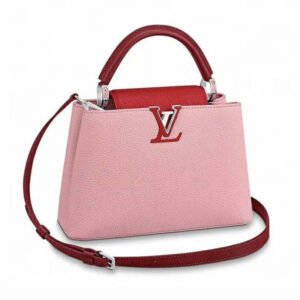 Louis Vuitton LV Women Capucines PM Handbag Taurillon Leather | AlmaBagz
