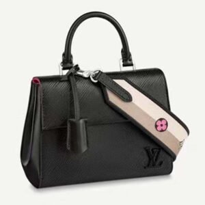 Louis Vuitton LV Women Cluny Mini Handbag Black Epi Grained Cowhide Leather | AlmaBagz