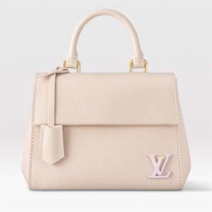 Louis Vuitton LV Women Cluny Mini Quartz White Epi Grained Cowhide Leather | AlmaBagz