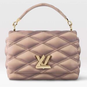 Louis Vuitton LV Women GO-14 MM Beige Pink Lamb Leather Cowhide Leather | AlmaBagz