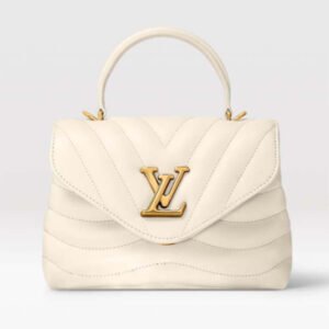 Louis Vuitton LV Women Hold Me Top-Handle Bag Beige Smooth Cowhide Leather | AlmaBagz