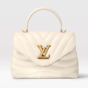 Louis Vuitton LV Women Hold Me Top-Handle Bag White Smooth Cowhide Leather | AlmaBagz