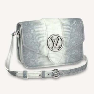 Louis Vuitton LV Women LV Pont 9 Lizard Skin Lizard Calf Goatskin | AlmaBagz