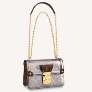 Louis Vuitton LV Women LV Wynwood Chain Bag Taupe Monogram Canvas Vernis Leather | AlmaBagz