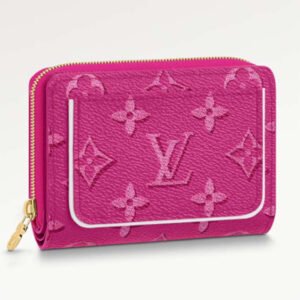 Louis Vuitton LV Women Lou Wallet Fall For You Fuchsia Pink Monogram Coated Canvas | AlmaBagz