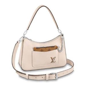Louis Vuitton LV Women Marelle Handbag Beige Epi Grained Cowhide Leather Canvas | AlmaBagz