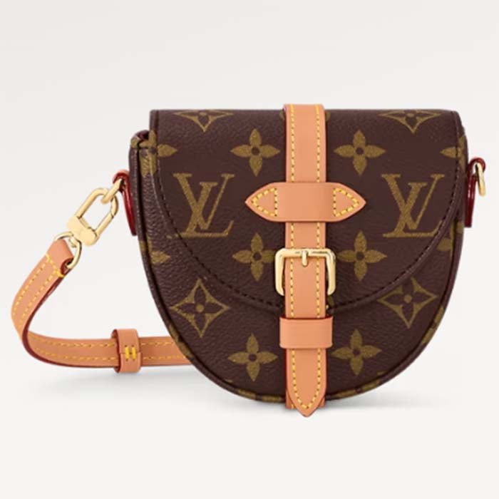 Louis Vuitton LV Women Micro Chantilly Monogram Coated Canvas Natural Cowhide Leather | AlmaBagz