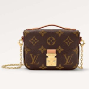 Louis Vuitton LV Women Micro Métis Bag Monogram Coated Canvas Cowhide Leather | AlmaBagz