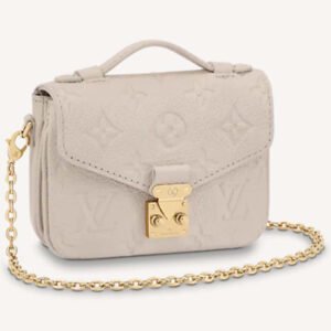 Louis Vuitton LV Women Micro Métis Beige Monogram Empreinte Embossed Supple Grained Cowhide | AlmaBagz