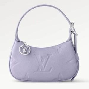 Louis Vuitton LV Women Mini Moon Purple Monogram Empreinte Embossed Supple Grained Cowhide Leather | AlmaBagz