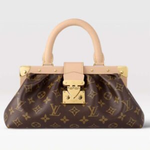 Louis Vuitton LV Women Monogram Clutch Monogram Coated Canvas Calfskin Leather | AlmaBagz