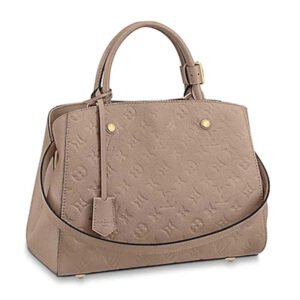 Louis Vuitton LV Women Montaigne MM Handbag Monogram Empreinte Leather | AlmaBagz