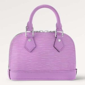 Louis Vuitton LV Women Nano Alma Handbag Lilas Provence Lilac Epi Grained Cowhide Leather | AlmaBagz