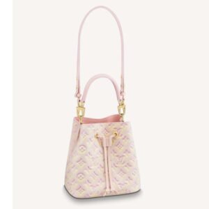 Louis Vuitton LV Women NéoNoé Bucket Bag Pink Sprayed Embossed Grained Cowhide | AlmaBagz