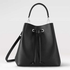 Louis Vuitton LV Women NéoNoé MM Bucket Black Epi Grained Cowhide Leather | AlmaBagz