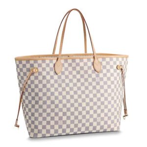 Louis Vuitton LV Women Neverfull GM Tote Damier Azur Canvas | AlmaBagz