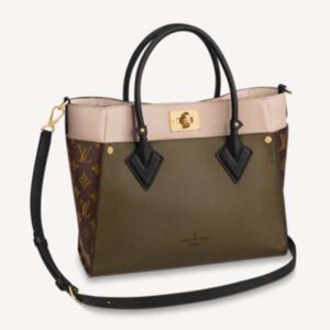 Louis Vuitton LV Women On My Side Tote Bag Small-Grained Calfskin Monogram Canvas | AlmaBagz