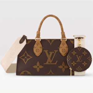 Louis Vuitton LV Women OnTheGo East West Giant Monogram Monogram Reverse Coated Canvas | AlmaBagz