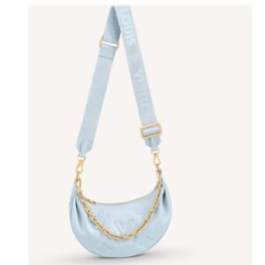 Louis Vuitton LV Women Over The Moon Blue Quilted Embroidered Smooth Calf Leather | AlmaBagz