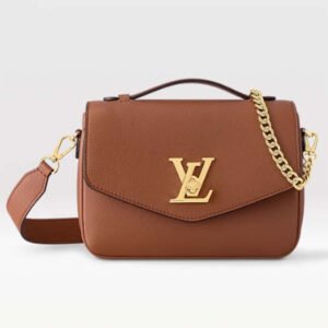 Louis Vuitton LV Women Oxford Cognac Grained Calf Leather Microfiber Lining | AlmaBagz