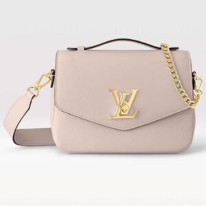 Louis Vuitton LV Women Oxford Greige Grained Calf Leather Microfiber Lining | AlmaBagz