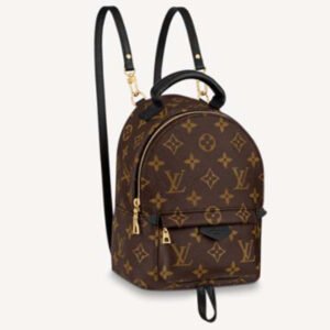 Louis Vuitton LV Unisex Palm Springs Mini Monogram Coated Canvas Textile Lining | AlmaBagz