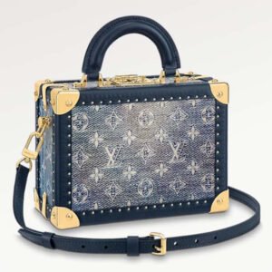 Louis Vuitton LV Women Petite Valise Top Handle S-Lock Closure Nametag | AlmaBagz